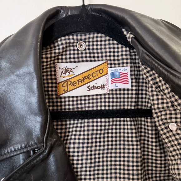 Schott NYC Perfecto-PER50, Large(42), Teacore waxed cowhide - Picture 3 of 6